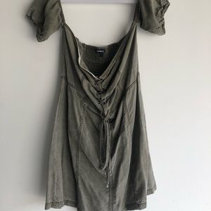 Express green sundress